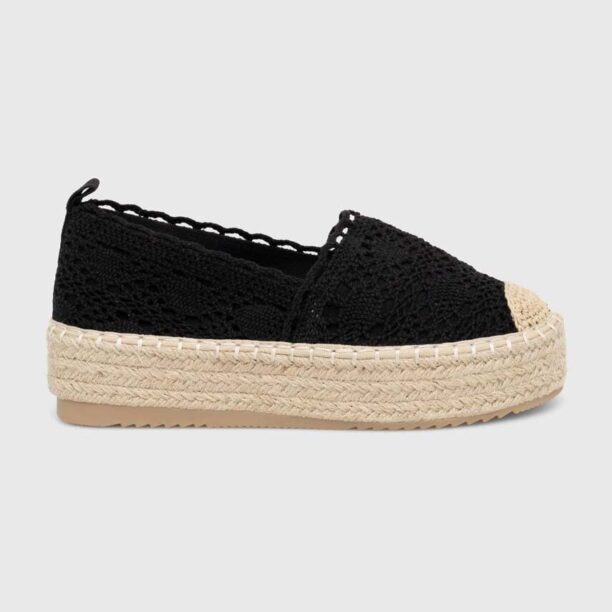 Answear Lab espadrile culoarea negru