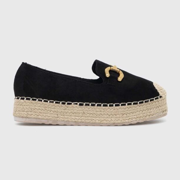 Answear Lab espadrile culoarea negru