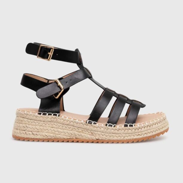 Answear Lab espadrile culoarea negru