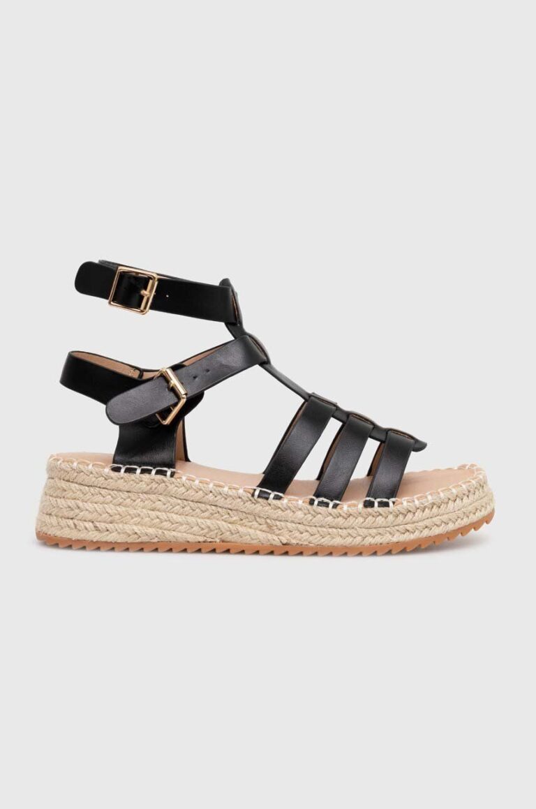 Answear Lab espadrile culoarea negru