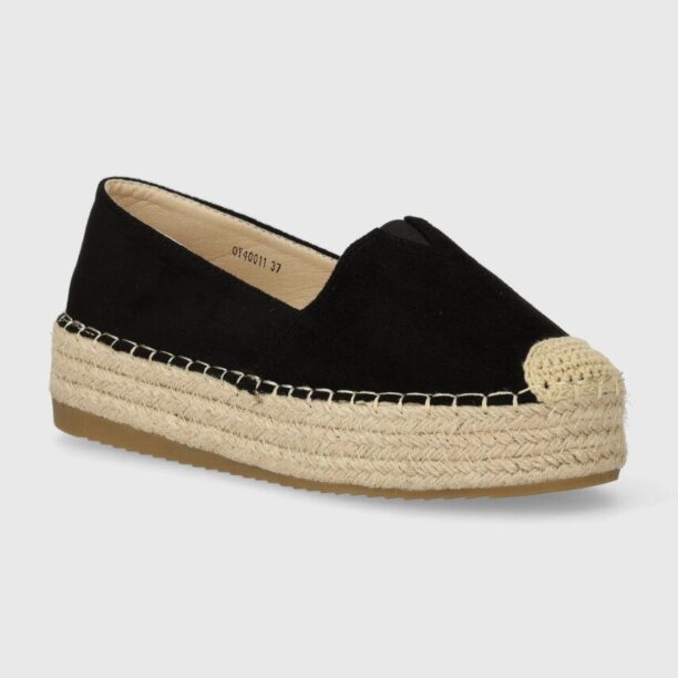 Answear Lab espadrile culoarea negru