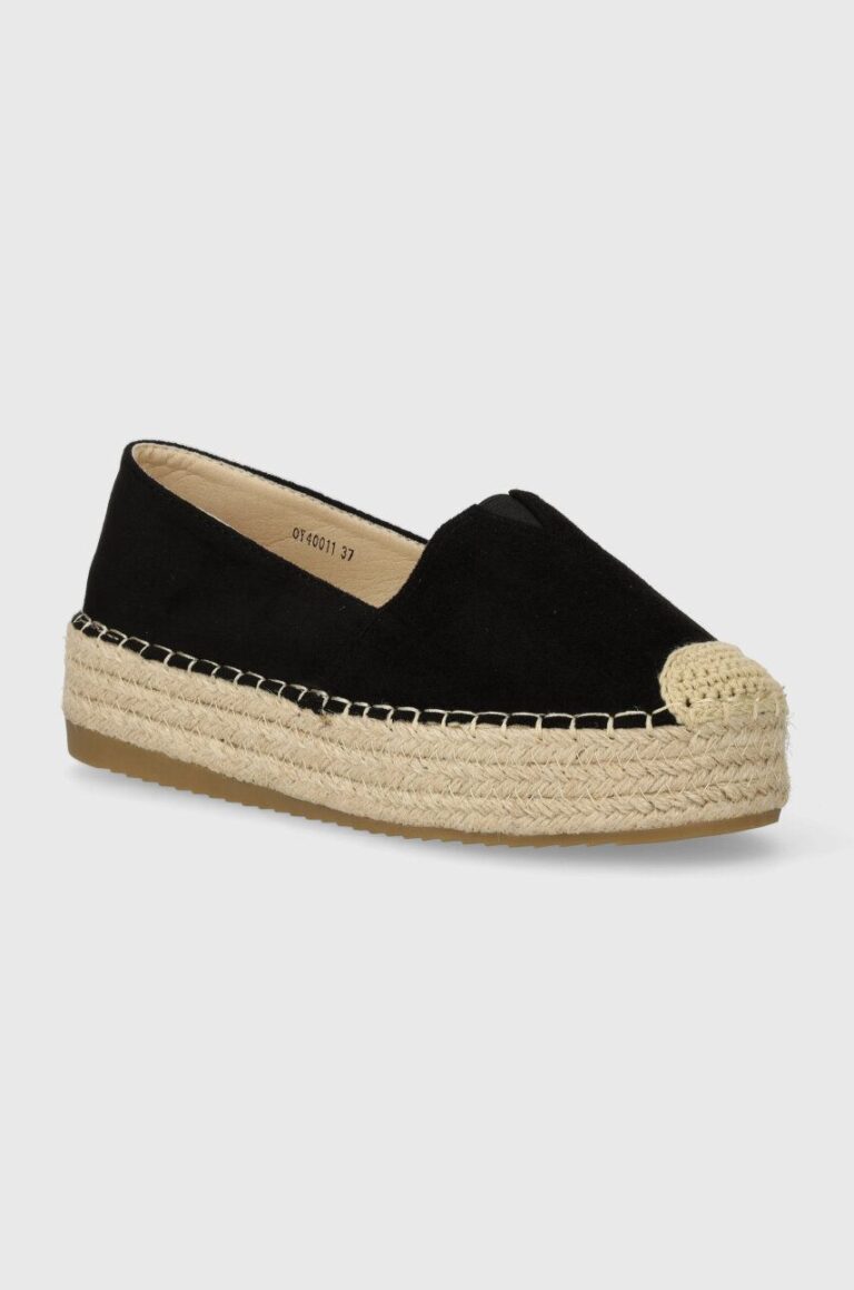 Answear Lab espadrile culoarea negru