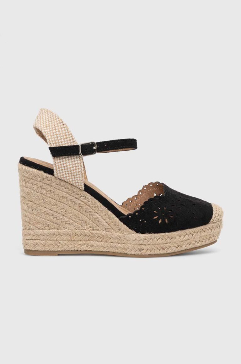 Answear Lab espadrile culoarea negru