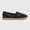 Answear Lab espadrile de piele culoarea negru