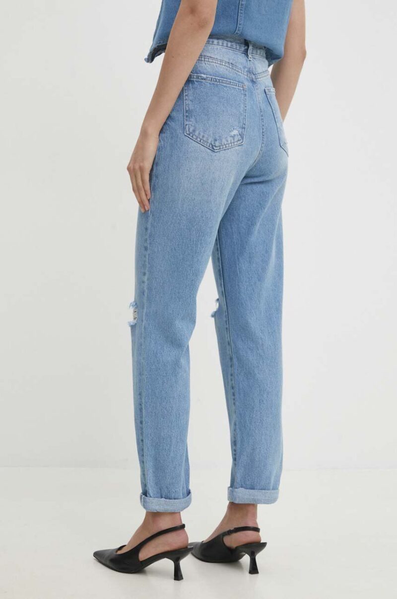 Answear Lab jeansi femei high waist preţ