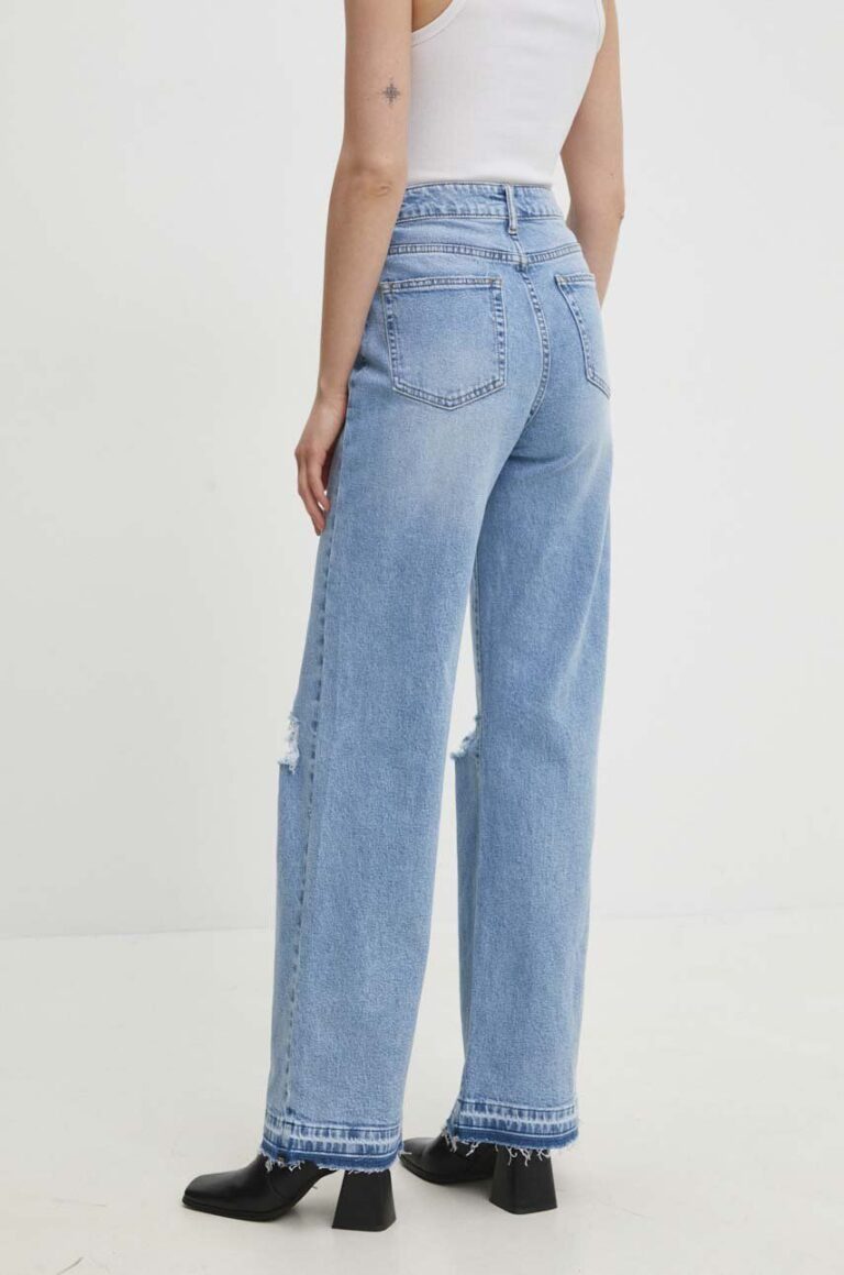 Answear Lab jeansi femei high waist preţ