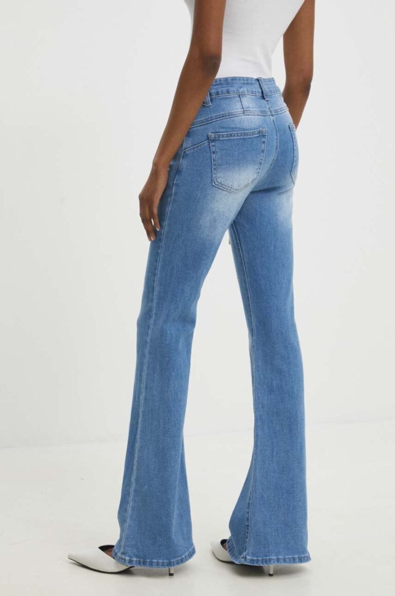 Answear Lab jeansi femei high waist preţ