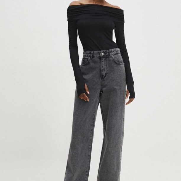 Answear Lab jeansi femei high waist preţ