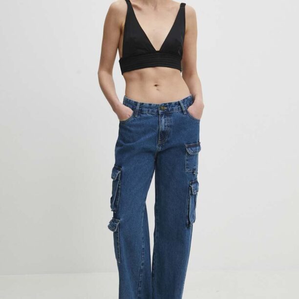 Answear Lab jeansi femei high waist preţ