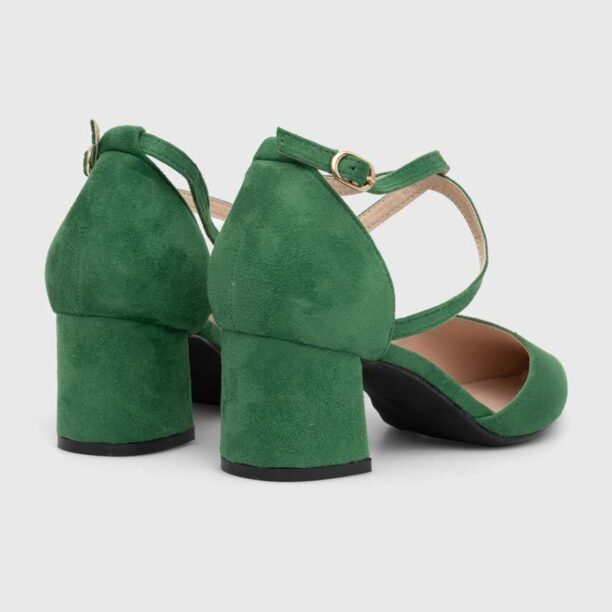 Answear Lab pumps culoarea verde preţ