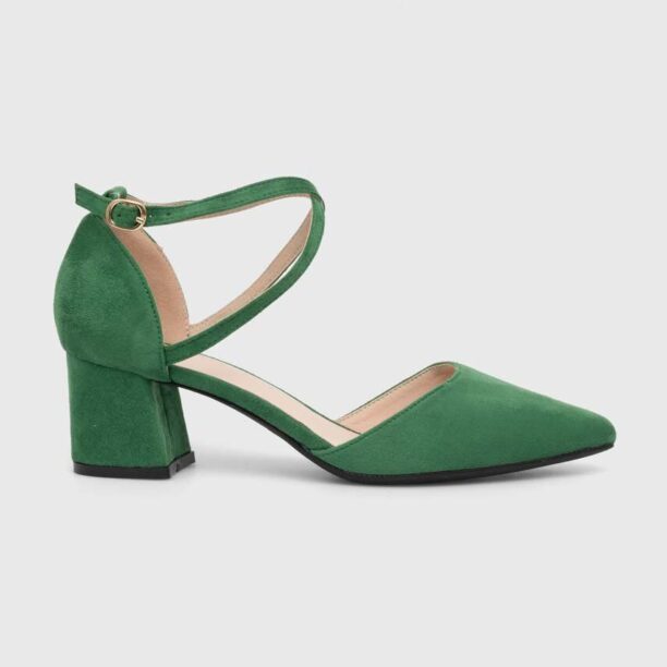 Answear Lab pumps culoarea verde