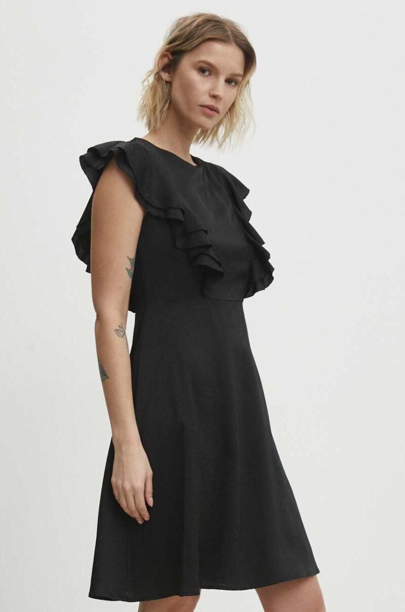 Answear Lab rochie culoarea negru