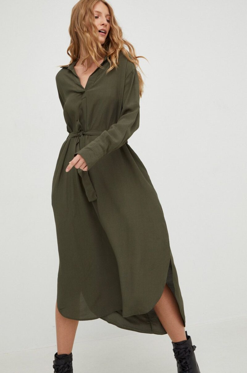 Answear Lab rochie culoarea verde