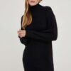 Answear Lab rochie de cașmir culoarea negru