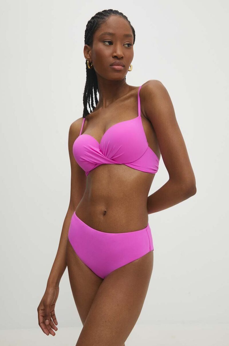 Answear Lab sutien de baie culoarea roz