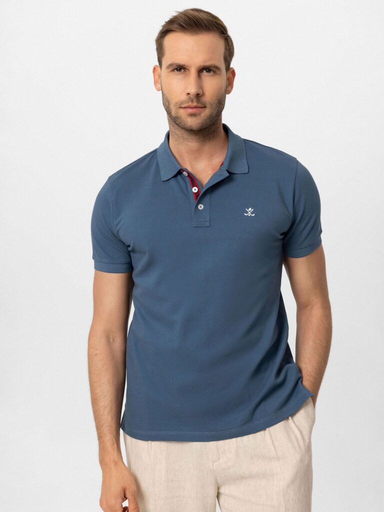 Antioch Tricou  bej / indigo