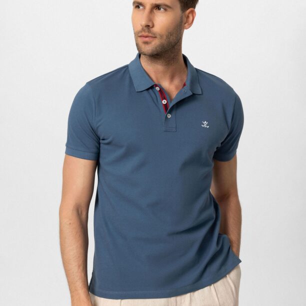 Antioch Tricou  indigo / alb