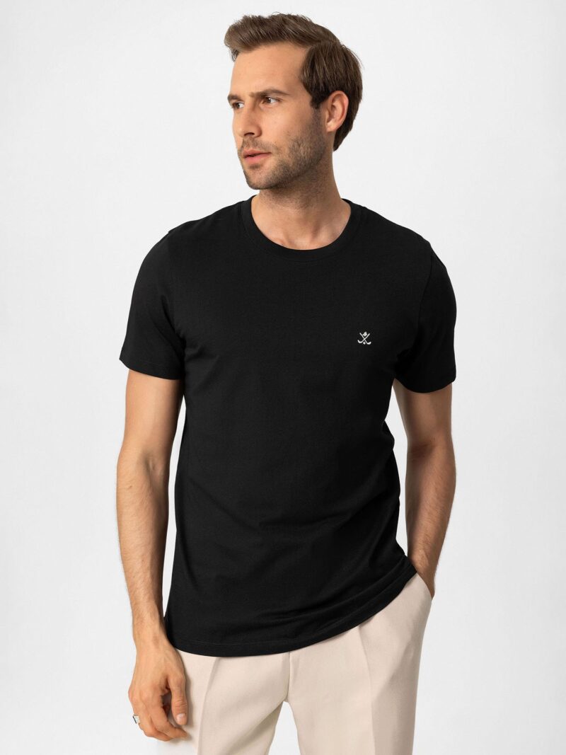 Original Antioch Tricou  negru / alb