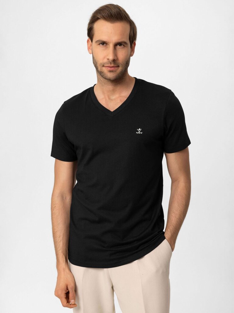 Antioch Tricou  negru / alb