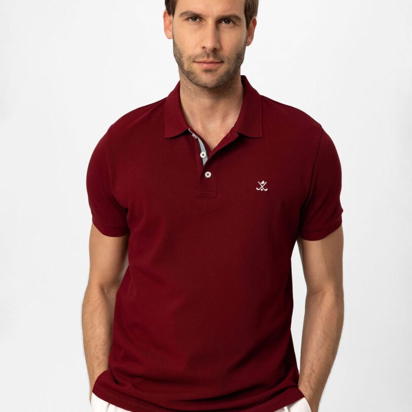 Antioch Tricou  roșu bordeaux / alb