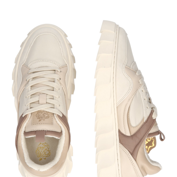 Apple of Eden Sneaker low 'LIMA'  bej / maro cămilă / ecru / roz pal