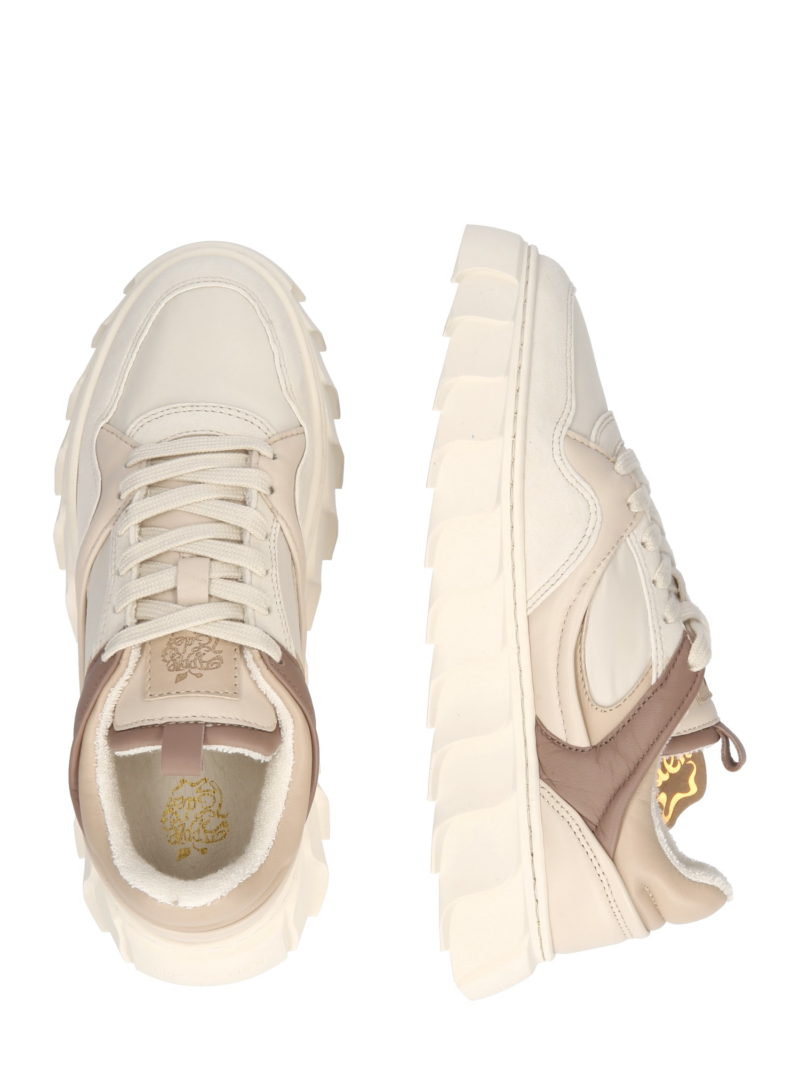 Apple of Eden Sneaker low 'LIMA'  bej / maro cămilă / ecru / roz pal