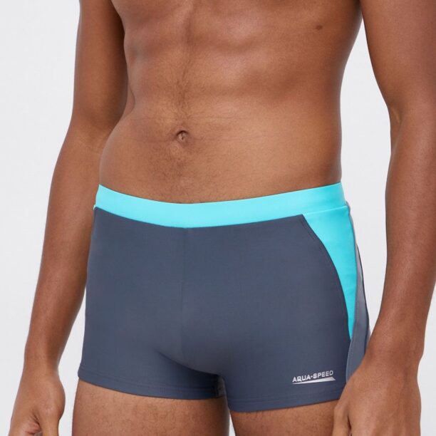 Aqua Speed costum de baie Dario culoarea gri