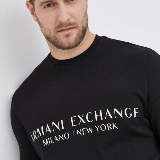 Armani Exchange Hanorac de bumbac bărbați