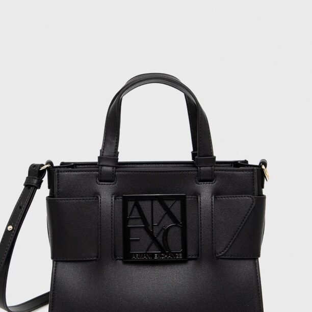 Armani Exchange Poșetă culoarea negru