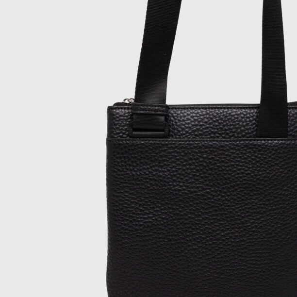 Armani Exchange borseta culoarea negru preţ