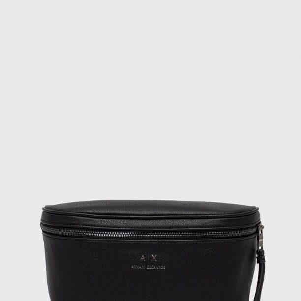 Armani Exchange borseta culoarea negru