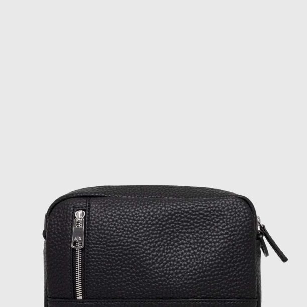 Armani Exchange borseta culoarea negru