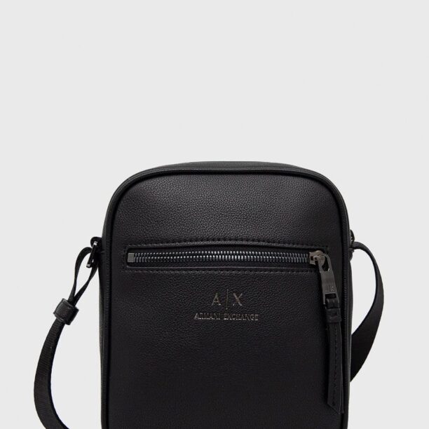 Armani Exchange borseta culoarea negru