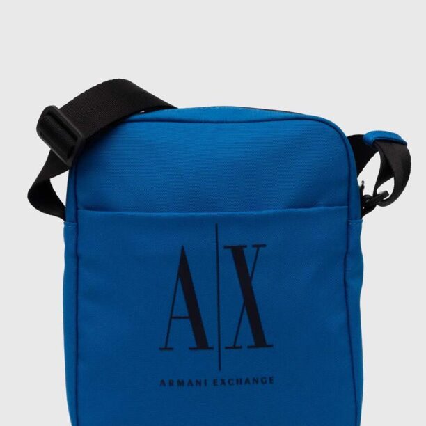 Armani Exchange borseta culoarea negru