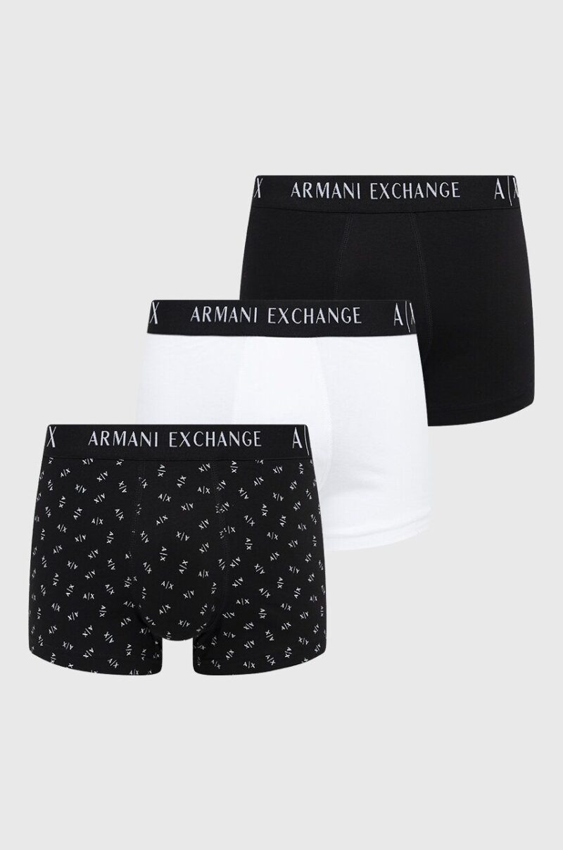 Armani Exchange boxeri 3-pack barbati