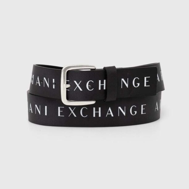 Armani Exchange curea de piele