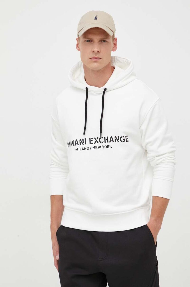 Armani Exchange hanorac de bumbac barbati