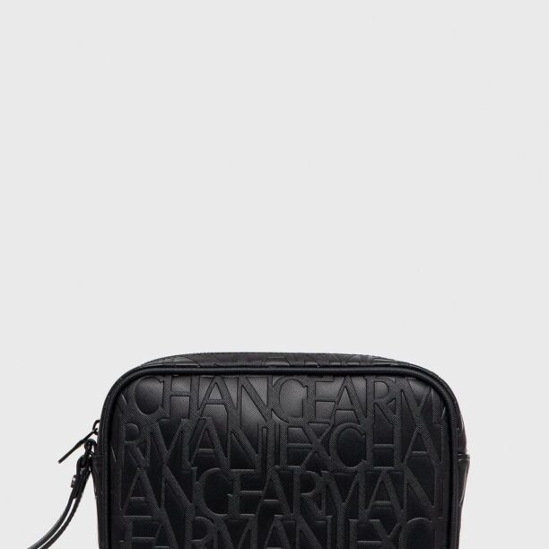 Armani Exchange portfard culoarea negru