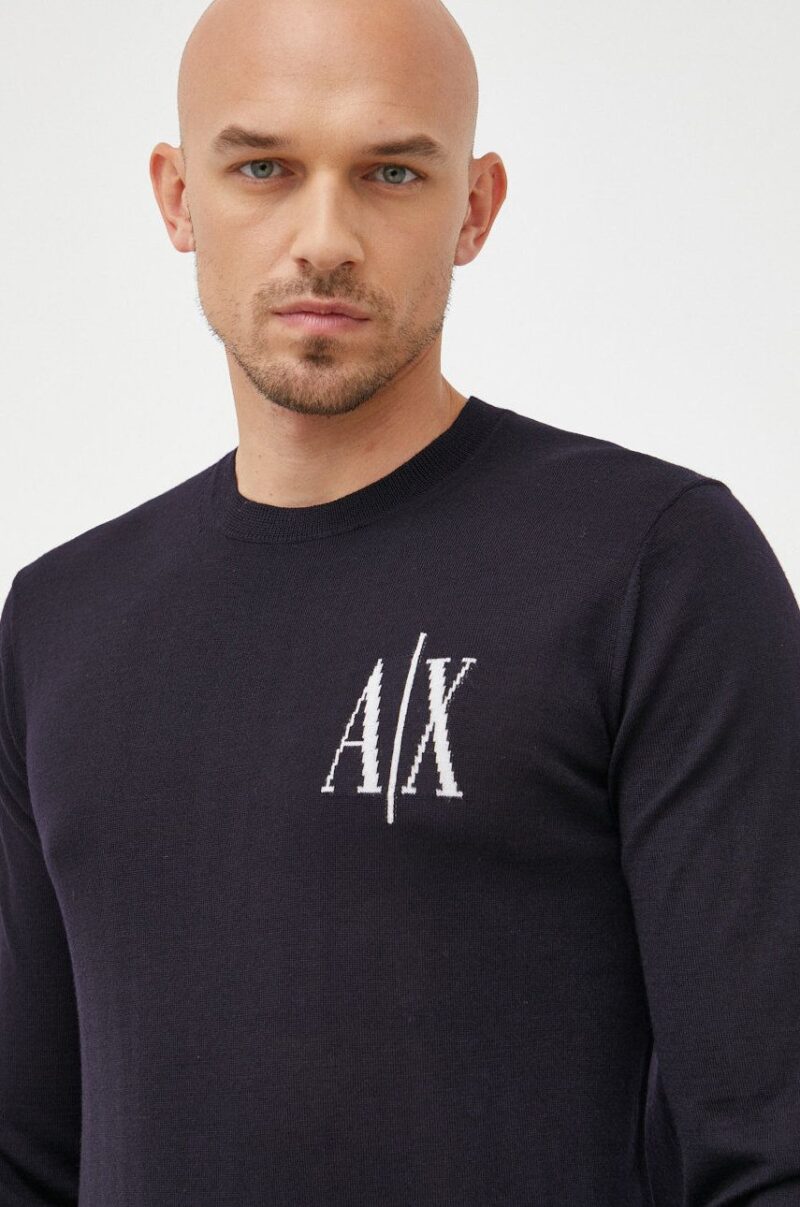 Armani Exchange pulover de lana barbati