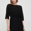 Armani Exchange rochie culoarea negru