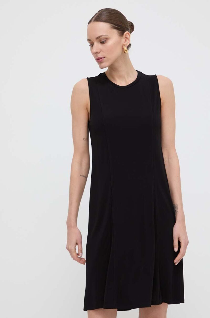 Armani Exchange rochie culoarea negru