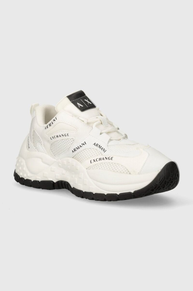 Armani Exchange sneakers culoarea alb