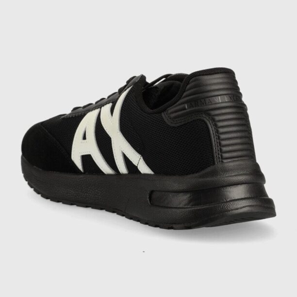 Armani Exchange sneakers culoarea negru preţ