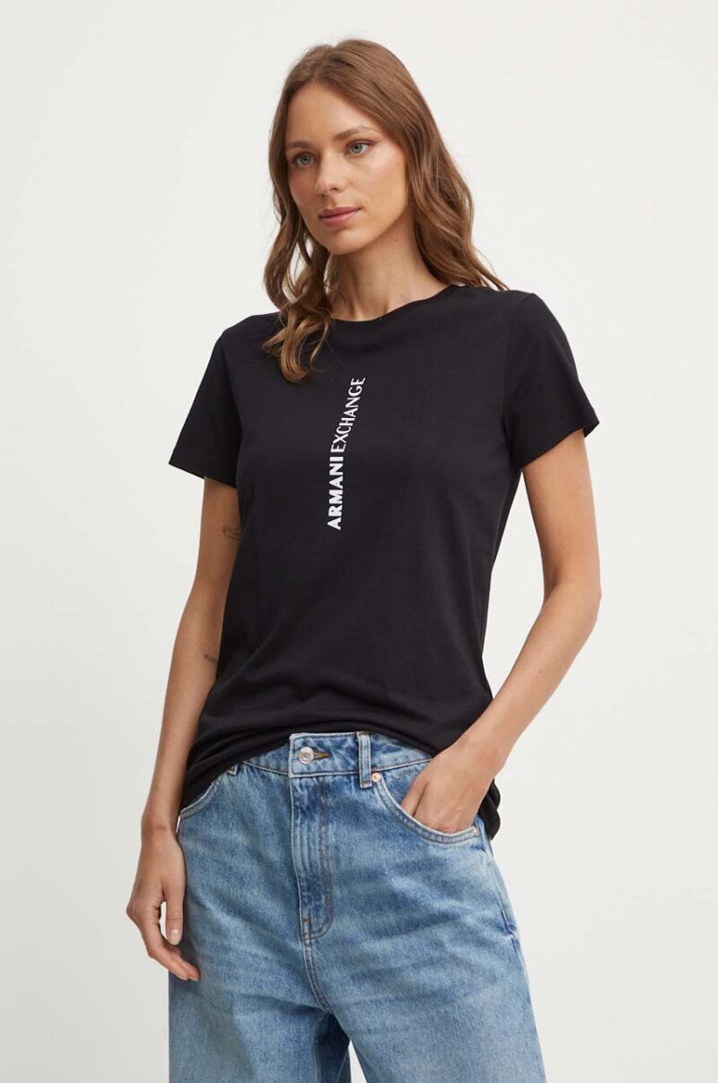 Armani Exchange tricou din bumbac femei