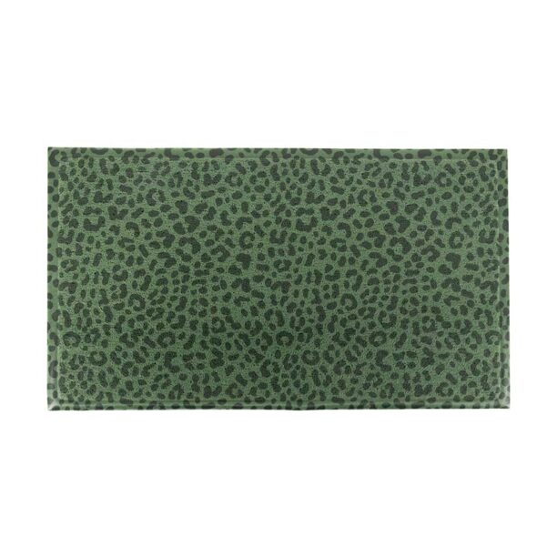 Artsy Doormats pres Green Leopard Doormat