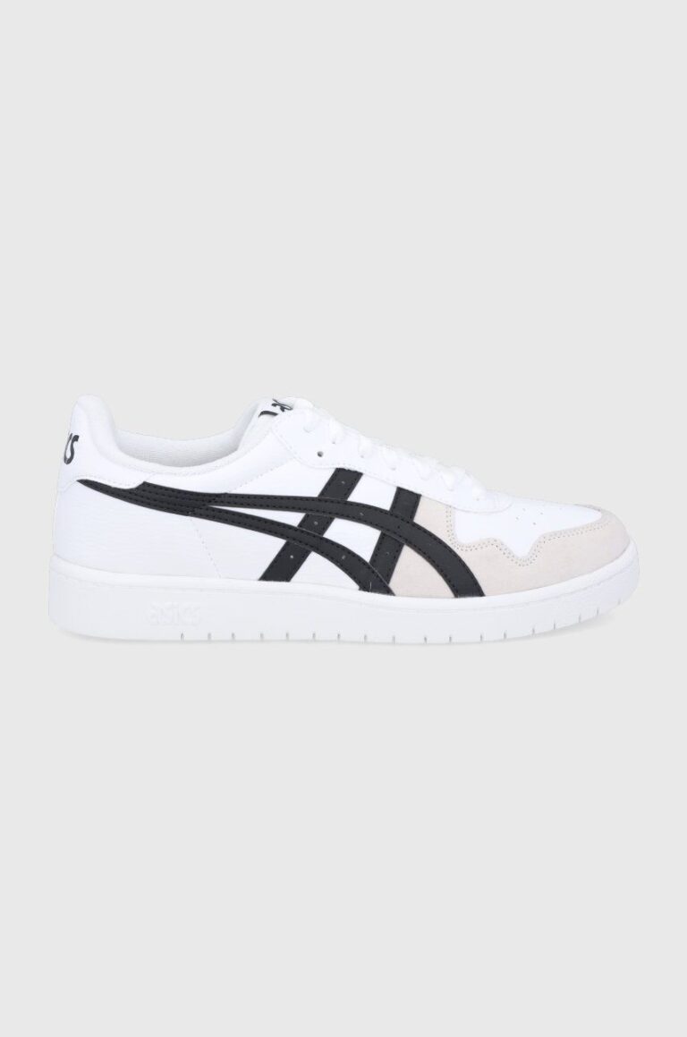 Asics ghete de piele Japan culoarea alb