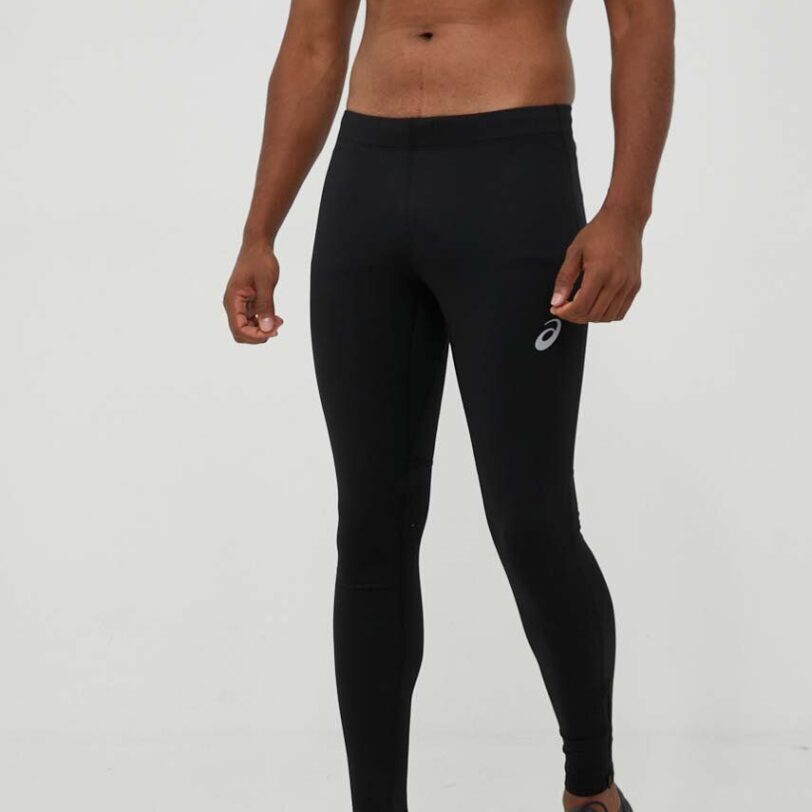 Asics leggins de alergare Core Winter culoarea negru