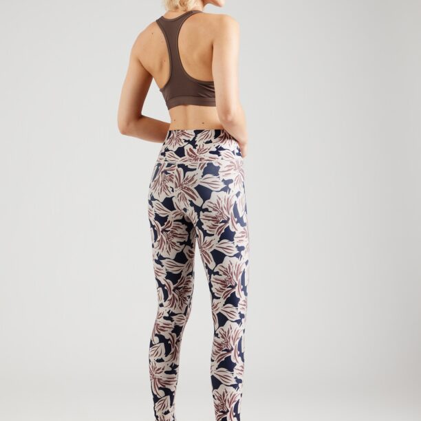 Athlecia Pantaloni sport 'Mist'  albastru marin / mov zmeură / alb natural preţ