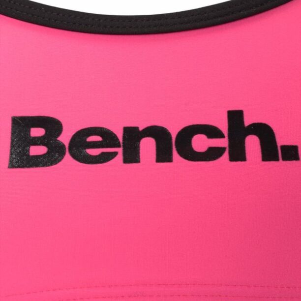 BENCH Costum de baie două piese  roz pitaya / negru