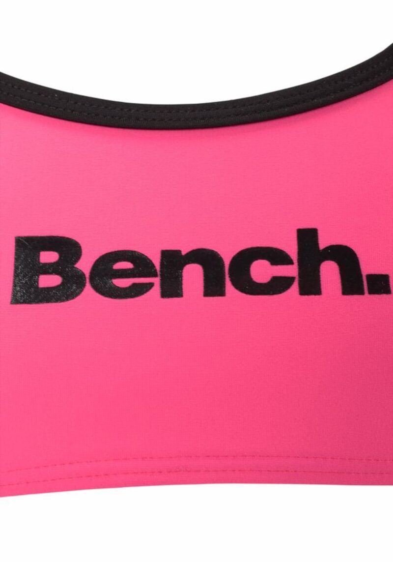 BENCH Costum de baie două piese  roz pitaya / negru